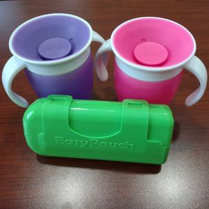 Toddler cups and pouch holder